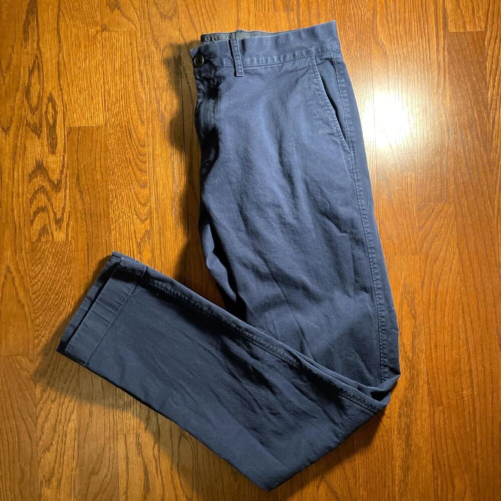 Jcrew Men's Navy and Blue Trousers